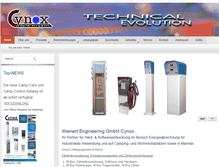 Tablet Screenshot of cynox.de